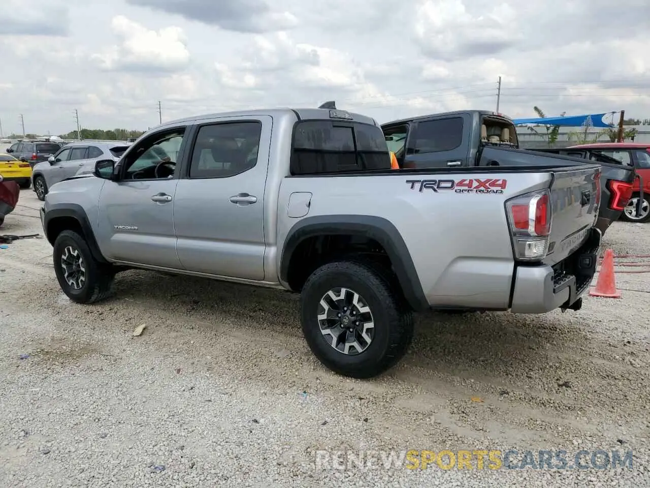 2 Photograph of a damaged car 5TFCZ5AN3MX255040 TOYOTA TACOMA 2021