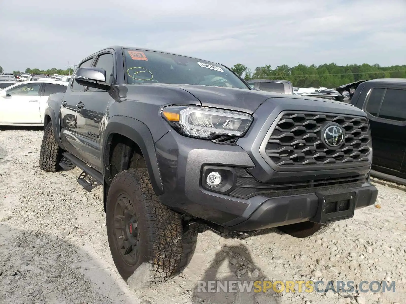 1 Photograph of a damaged car 5TFCZ5AN3MX255345 TOYOTA TACOMA 2021