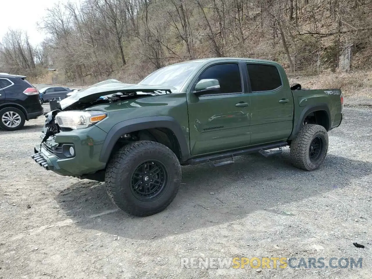 1 Photograph of a damaged car 5TFCZ5AN3MX260707 TOYOTA TACOMA 2021