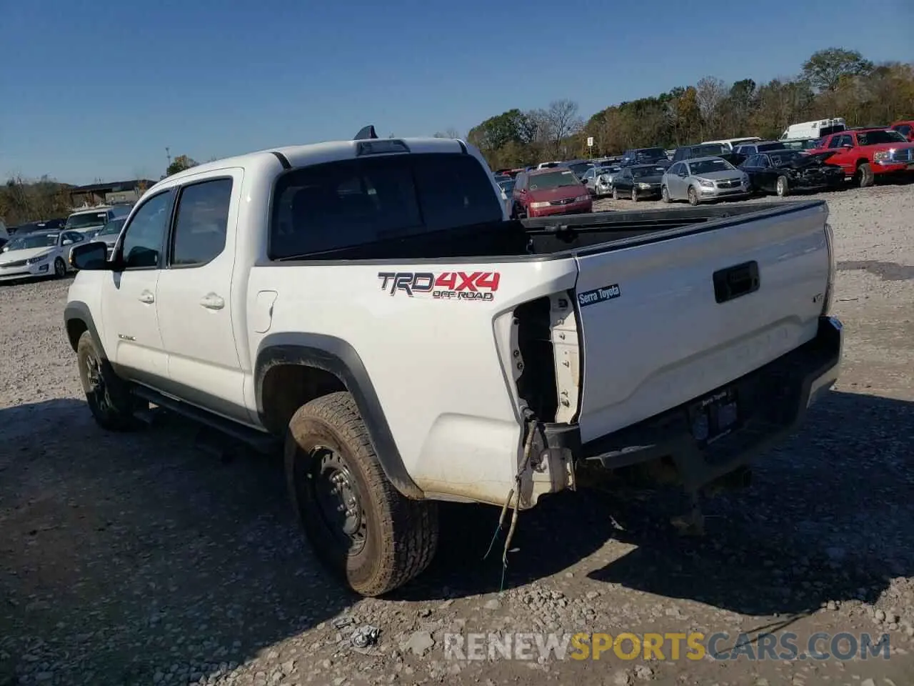 2 Photograph of a damaged car 5TFCZ5AN4MX256004 TOYOTA TACOMA 2021