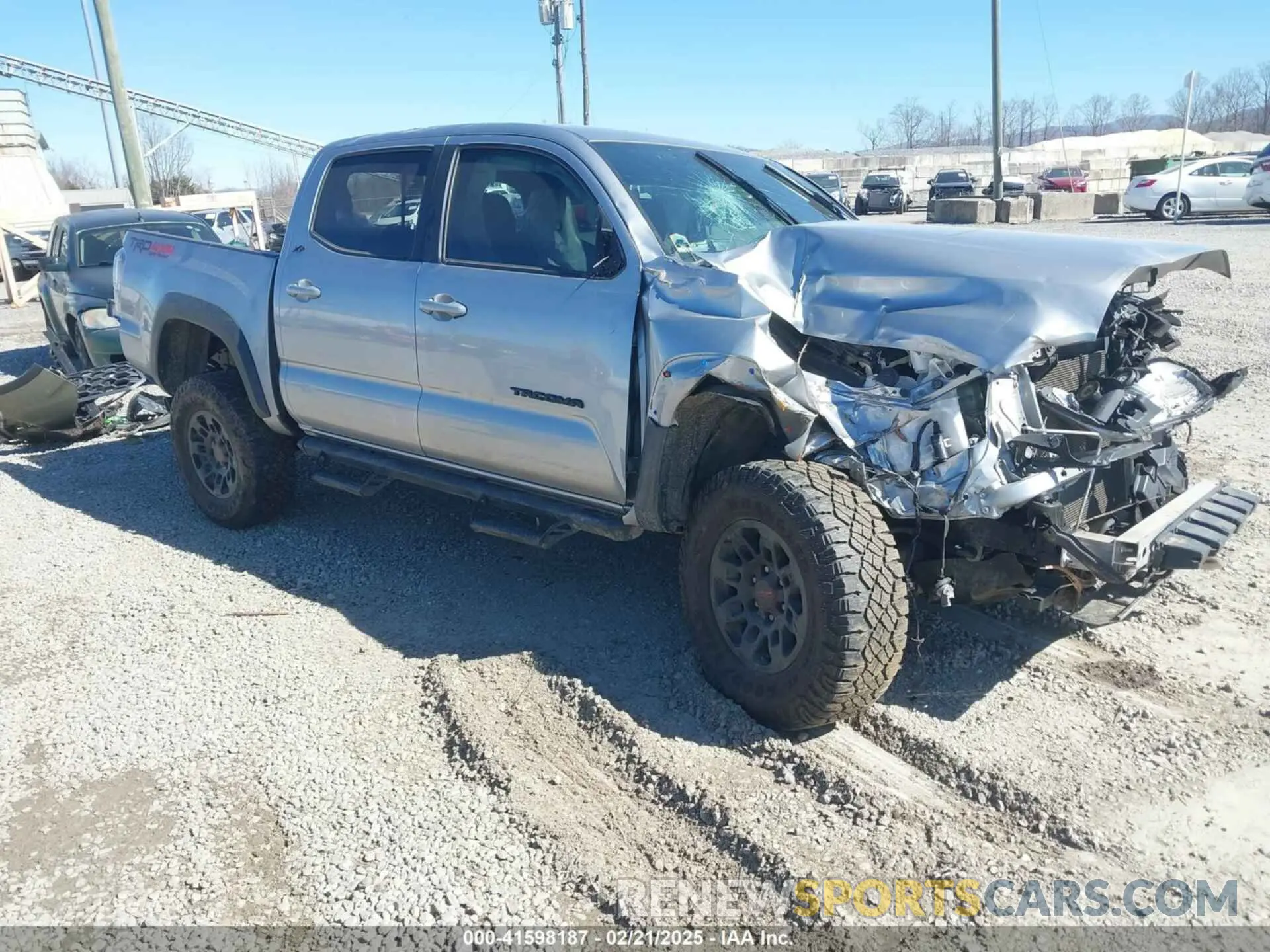 1 Photograph of a damaged car 5TFCZ5AN4MX274017 TOYOTA TACOMA 2021