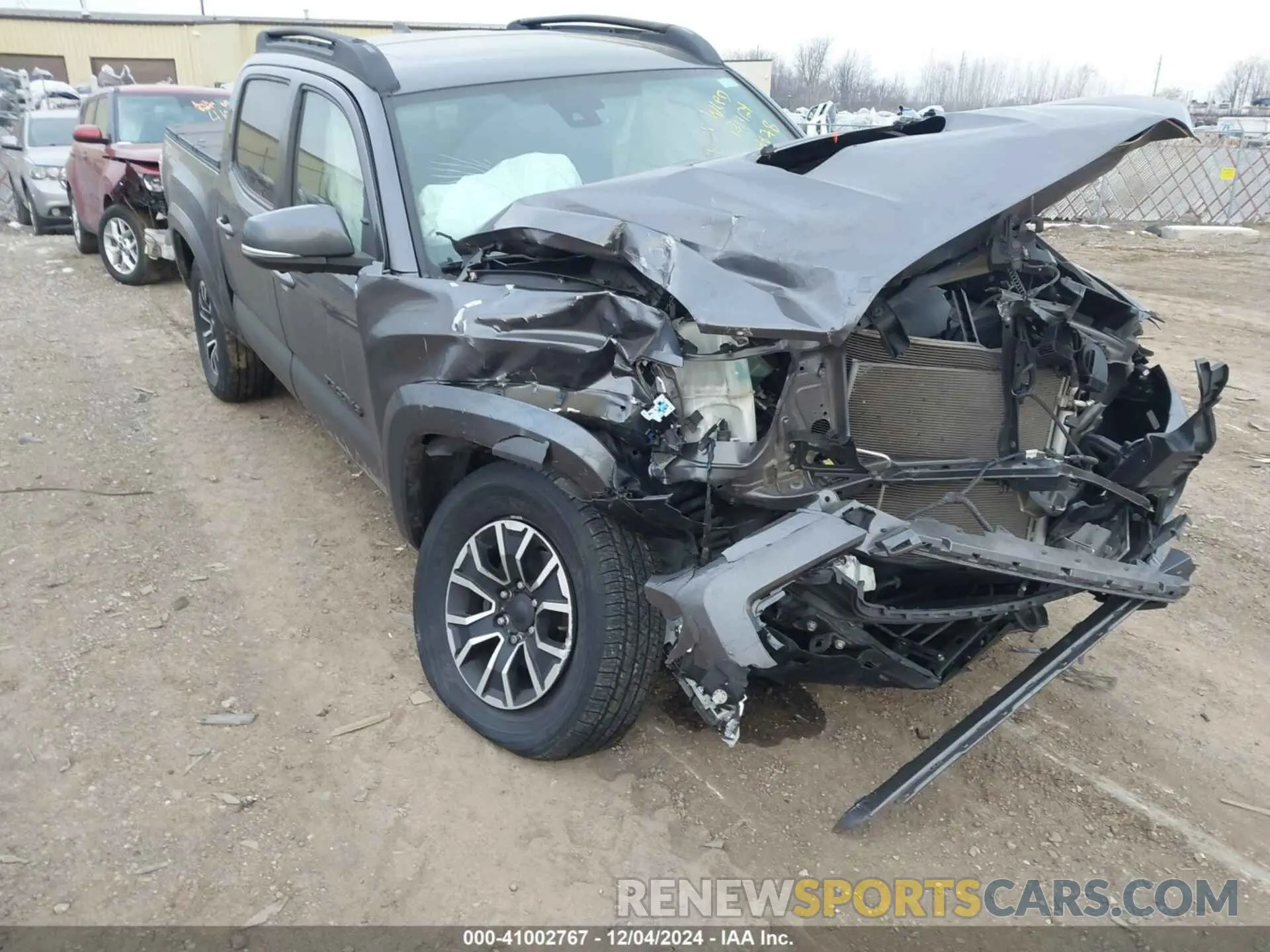 1 Photograph of a damaged car 5TFCZ5AN6MX264878 TOYOTA TACOMA 2021