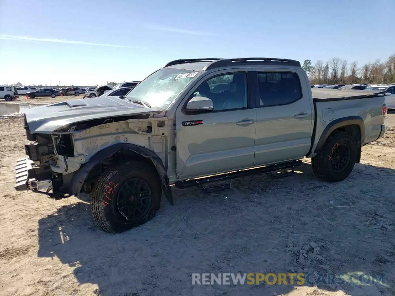 1 Photograph of a damaged car 5TFCZ5AN6MX266064 TOYOTA TACOMA 2021