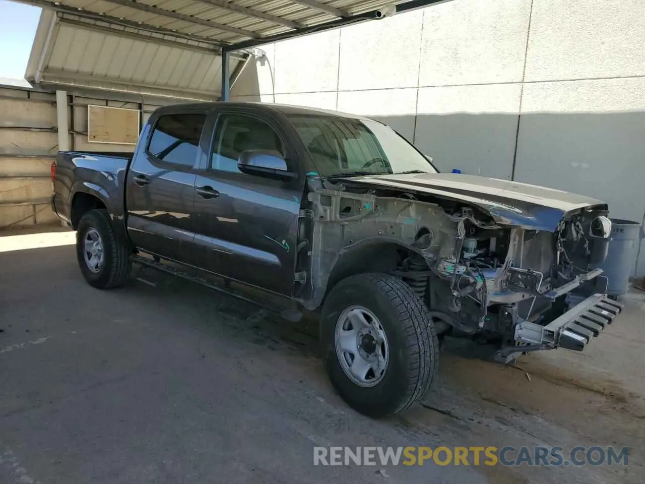 4 Фотография поврежденного автомобиля 5TFCZ5AN9MX257973 TOYOTA TACOMA 2021