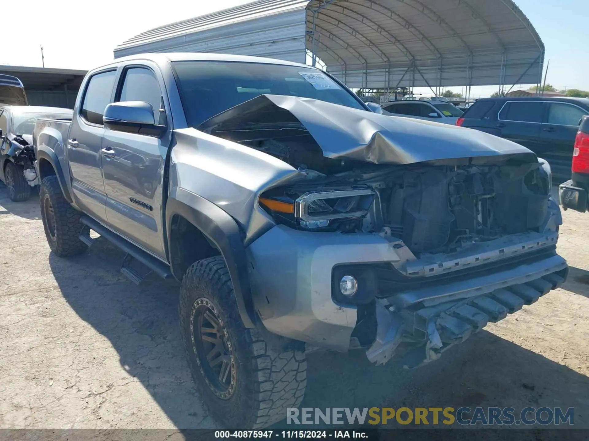 1 Photograph of a damaged car 5TFCZ5AN9MX258511 TOYOTA TACOMA 2021