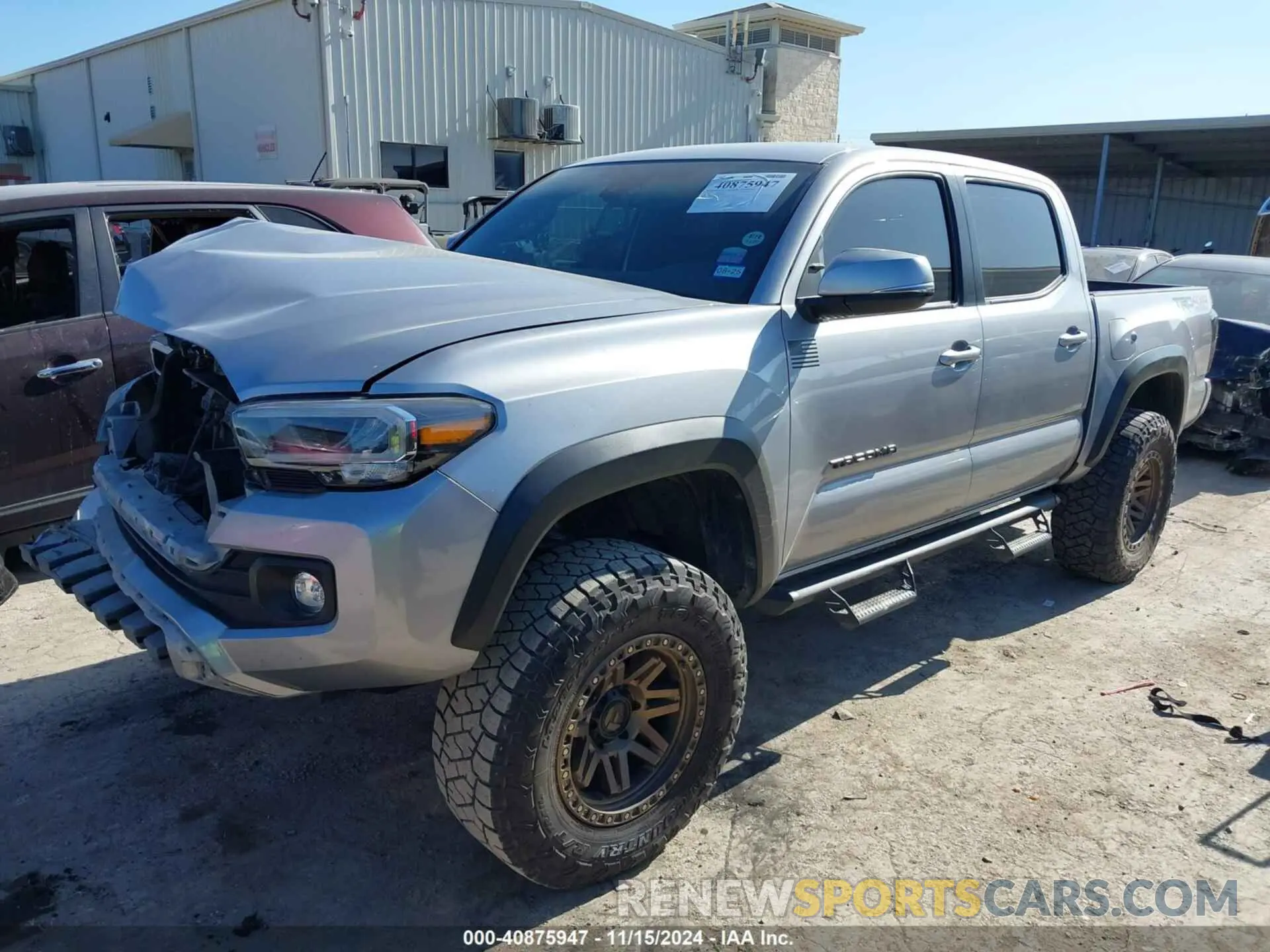 2 Photograph of a damaged car 5TFCZ5AN9MX258511 TOYOTA TACOMA 2021