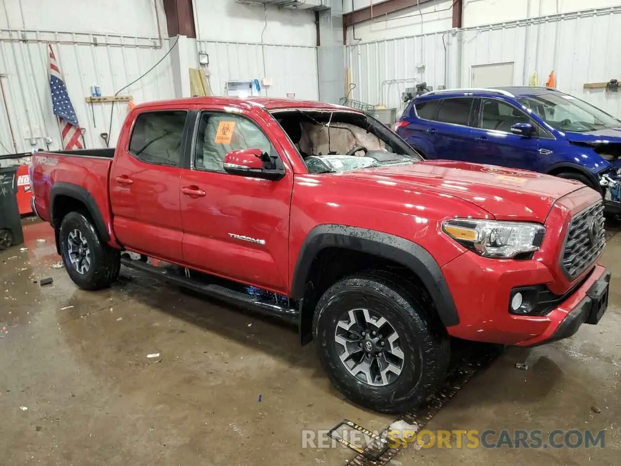 4 Photograph of a damaged car 5TFCZ5ANXMX278637 TOYOTA TACOMA 2021