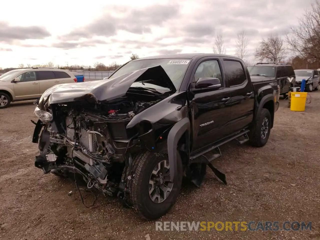 2 Фотография поврежденного автомобиля 5TFCZ5ANXMX279254 TOYOTA TACOMA 2021