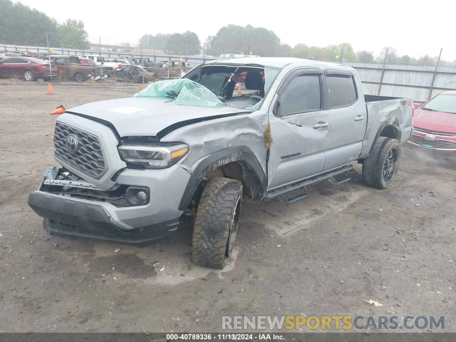 2 Photograph of a damaged car 5TFDZ5BN4MX058266 TOYOTA TACOMA 2021