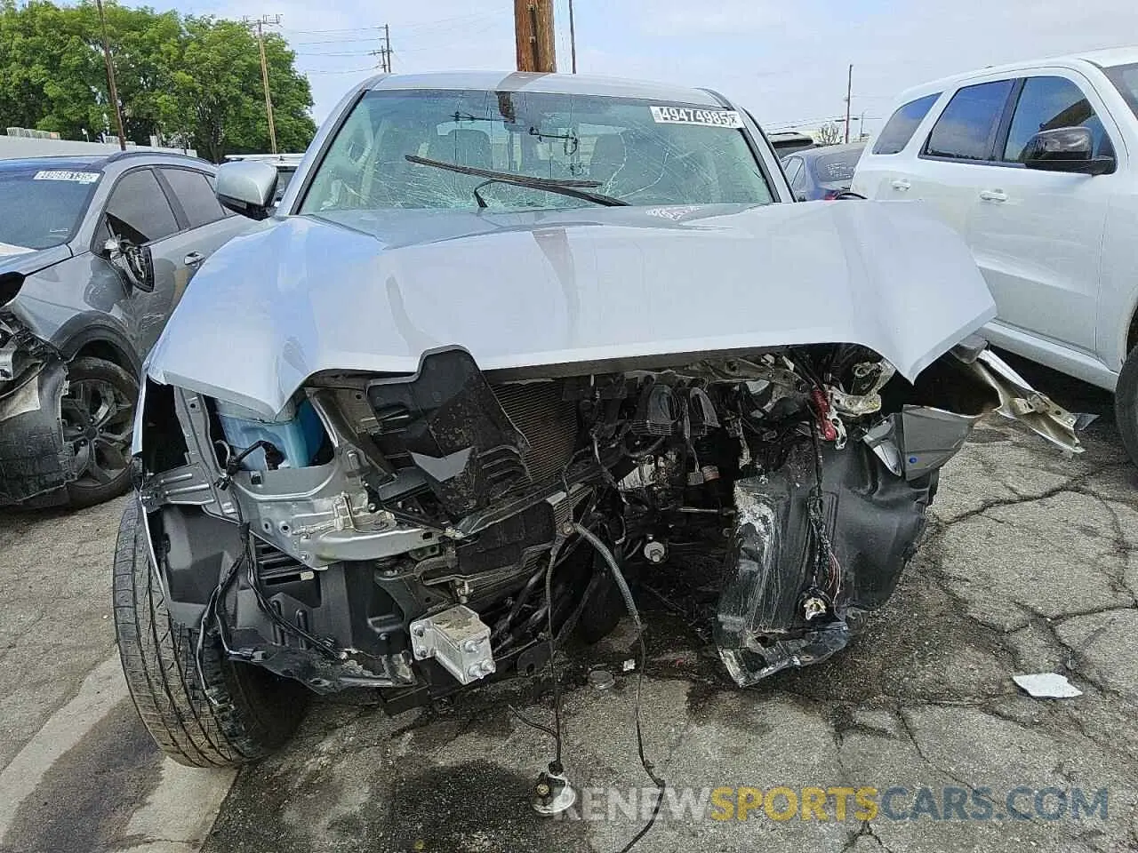5 Фотография поврежденного автомобиля 3TMAZ5CN0NM173410 TOYOTA TACOMA 2022