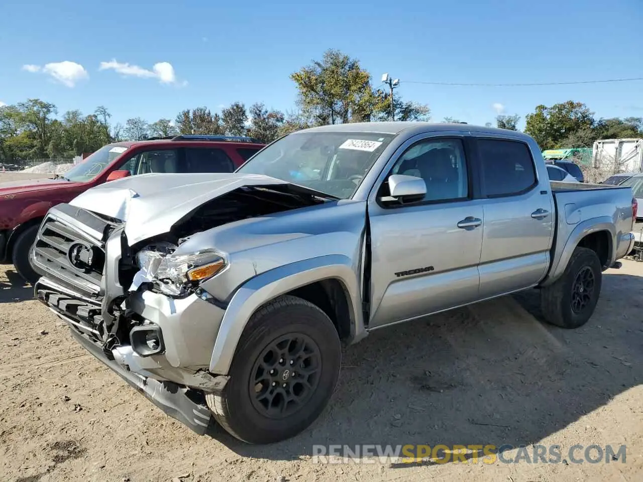 1 Photograph of a damaged car 3TMAZ5CN2NM166457 TOYOTA TACOMA 2022