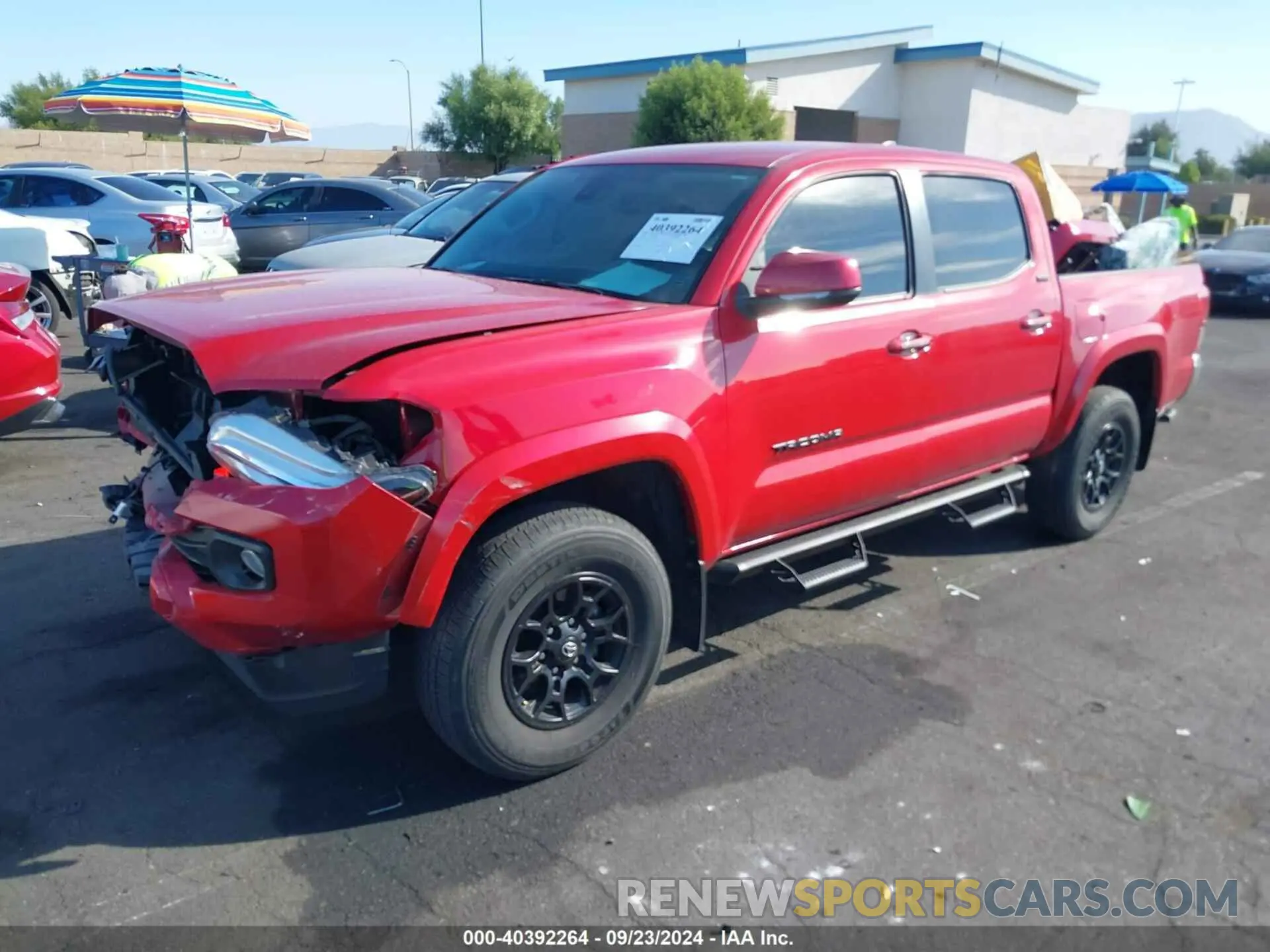 2 Photograph of a damaged car 3TMAZ5CN2NM174879 TOYOTA TACOMA 2022