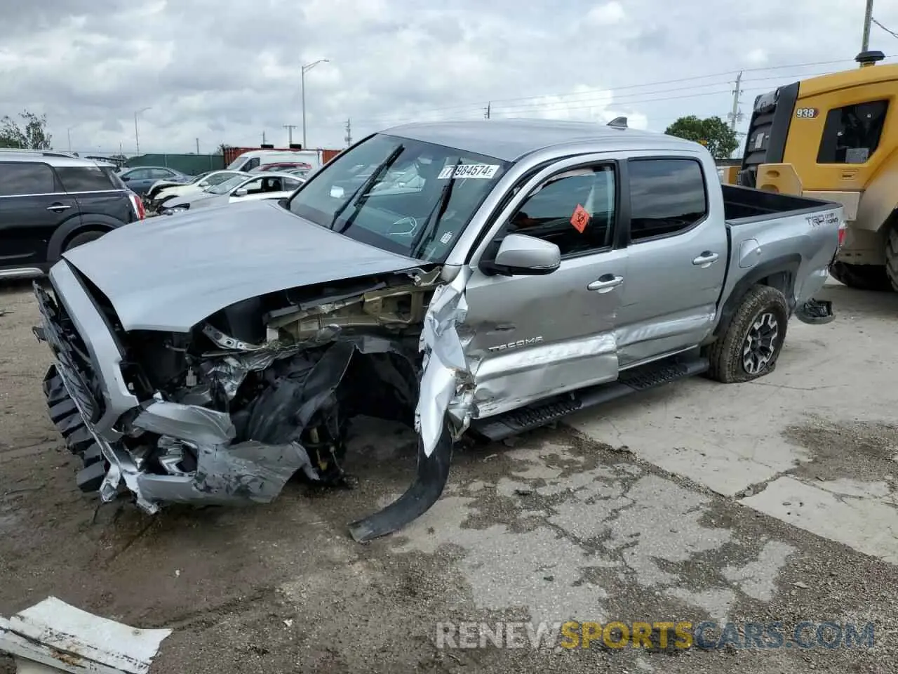1 Photograph of a damaged car 3TMAZ5CN3NM184935 TOYOTA TACOMA 2022