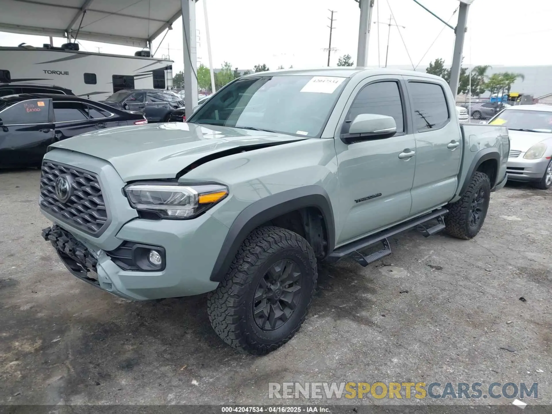 2 Фотография поврежденного автомобиля 3TMAZ5CN4NM165066 TOYOTA TACOMA 2022