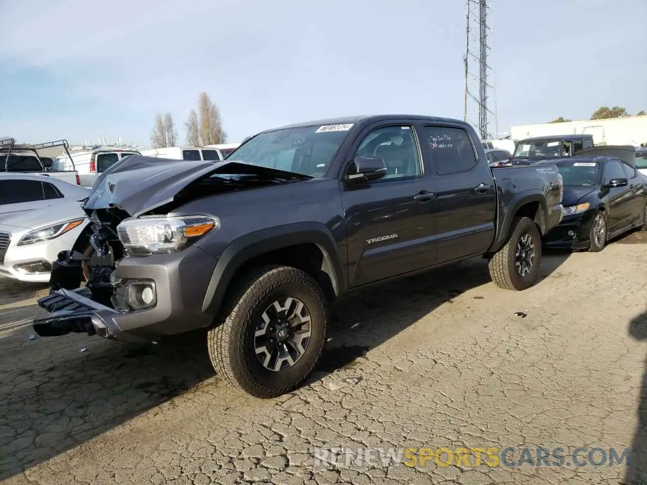 1 Photograph of a damaged car 3TMAZ5CN4NM170798 TOYOTA TACOMA 2022