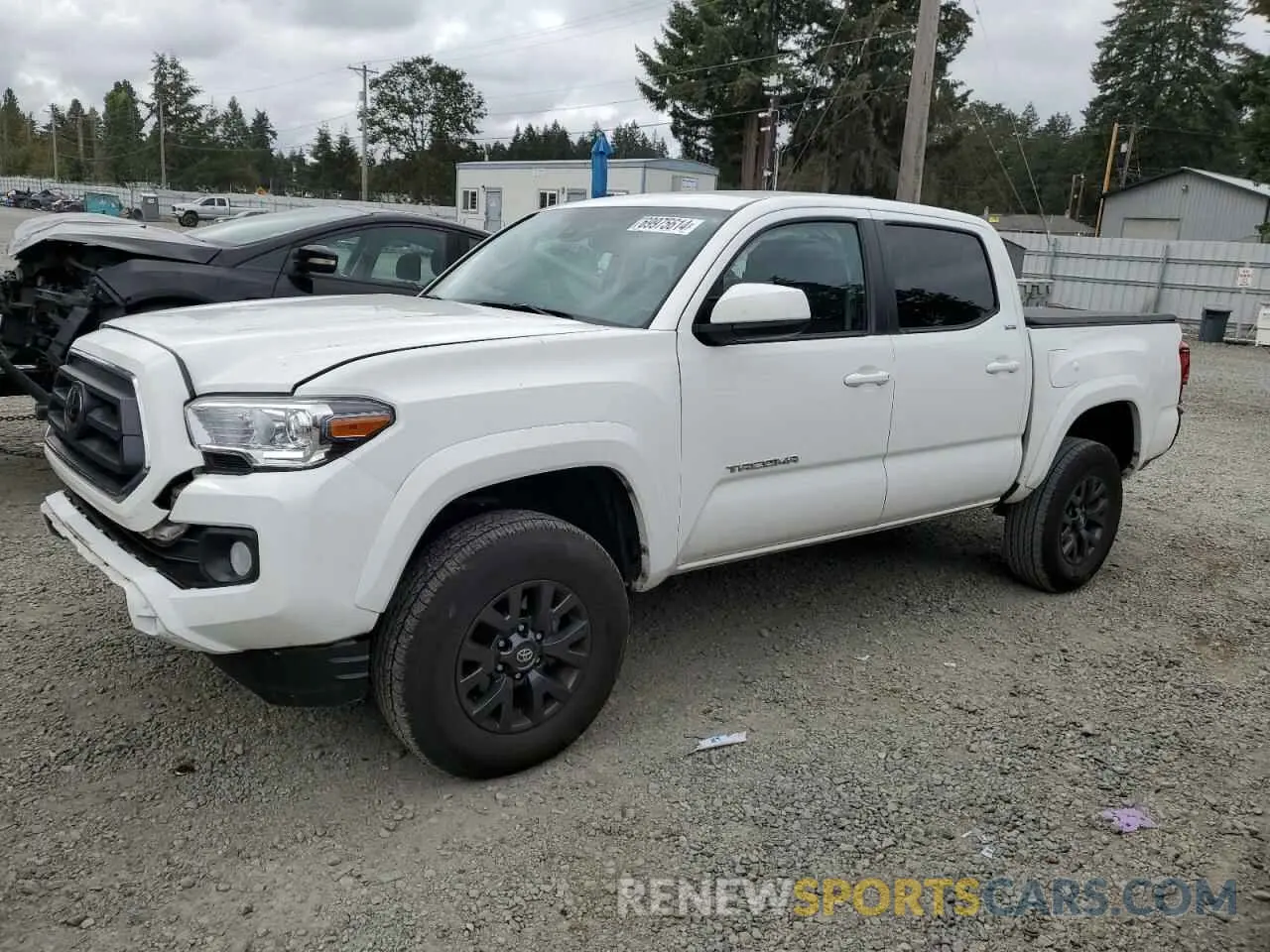 1 Photograph of a damaged car 3TMAZ5CN4NM194020 TOYOTA TACOMA 2022
