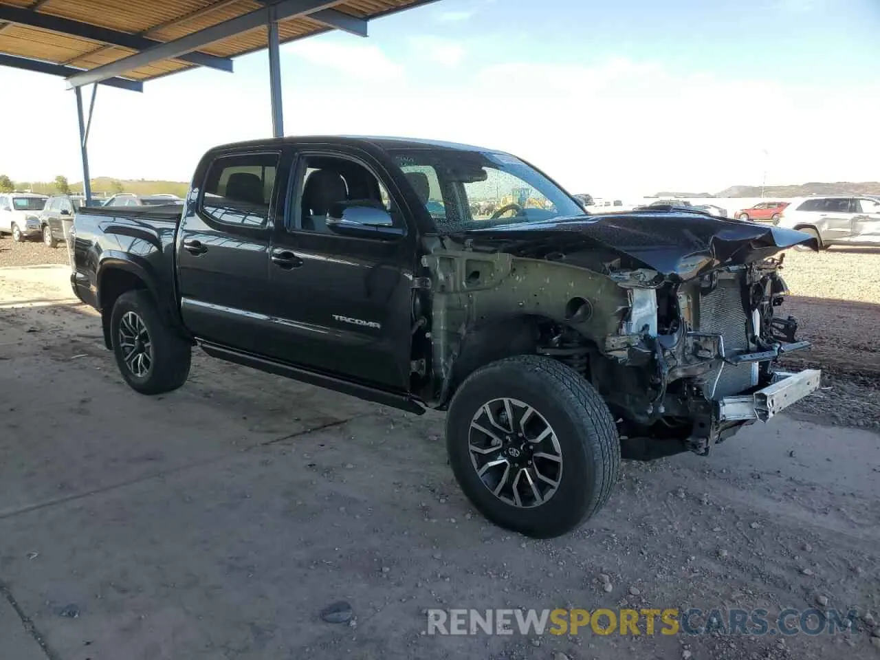 4 Photograph of a damaged car 3TMAZ5CN8NM166236 TOYOTA TACOMA 2022