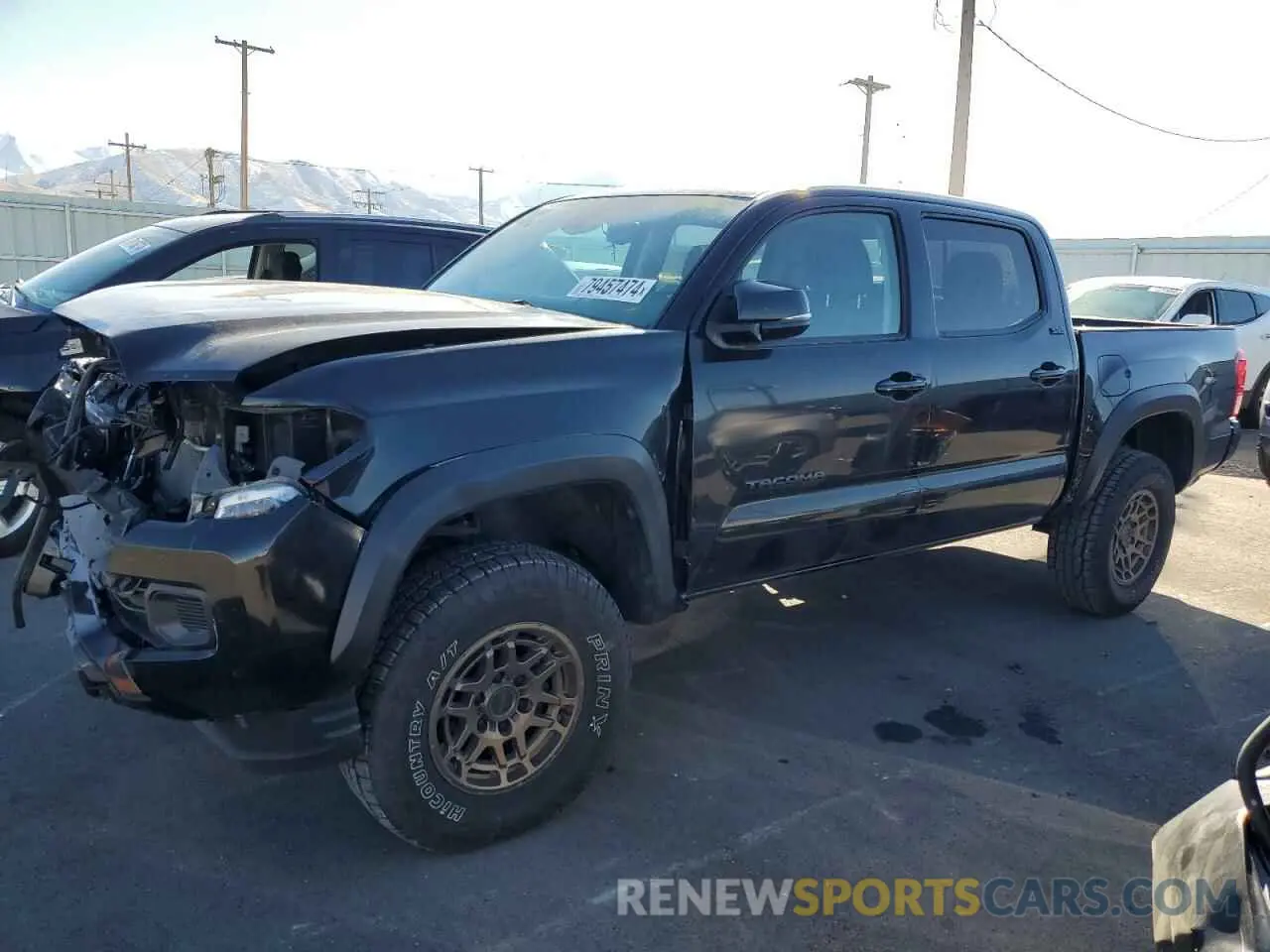 1 Photograph of a damaged car 3TMCZ5AN0NM479616 TOYOTA TACOMA 2022