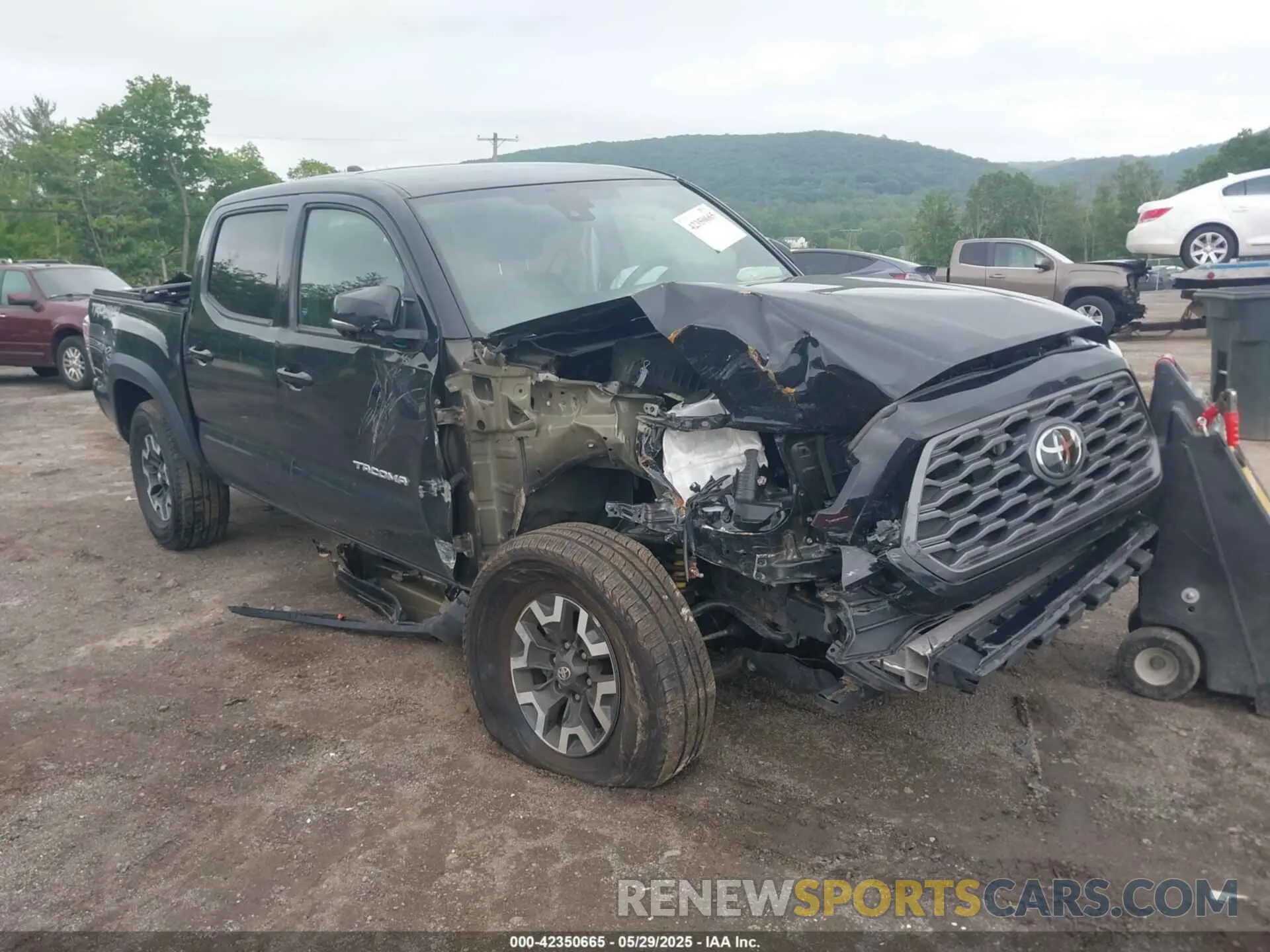 6 Photograph of a damaged car 3TMCZ5AN0NM488946 TOYOTA TACOMA 2022