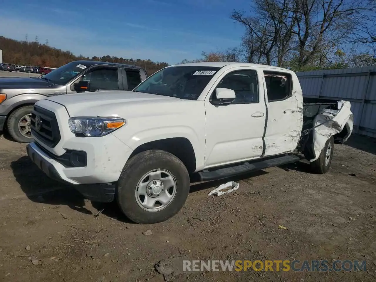 1 Photograph of a damaged car 3TMCZ5AN0NM529141 TOYOTA TACOMA 2022