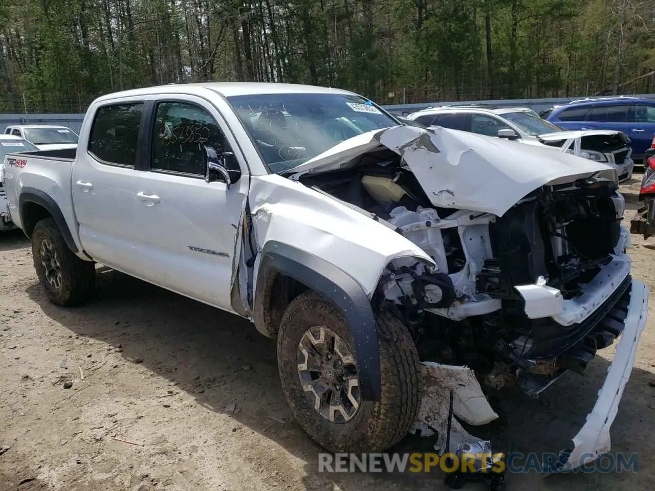 1 Photograph of a damaged car 3TMCZ5AN1NM460718 TOYOTA TACOMA 2022