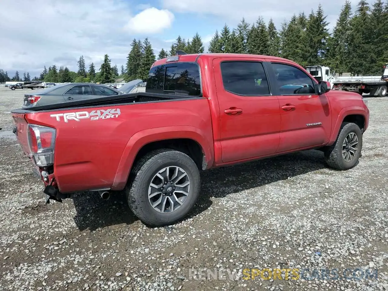 3 Фотография поврежденного автомобиля 3TMCZ5AN1NM501526 TOYOTA TACOMA 2022