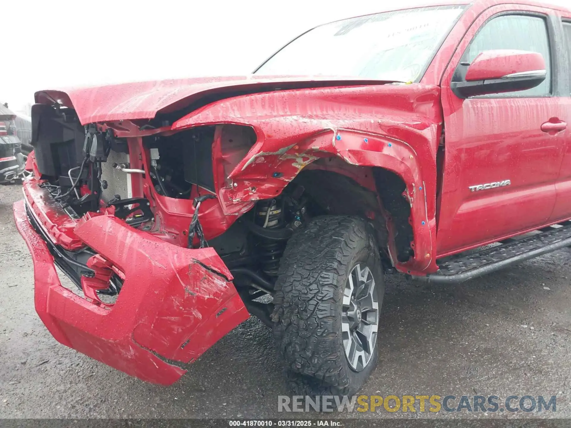 6 Фотография поврежденного автомобиля 3TMCZ5AN2NM455723 TOYOTA TACOMA 2022