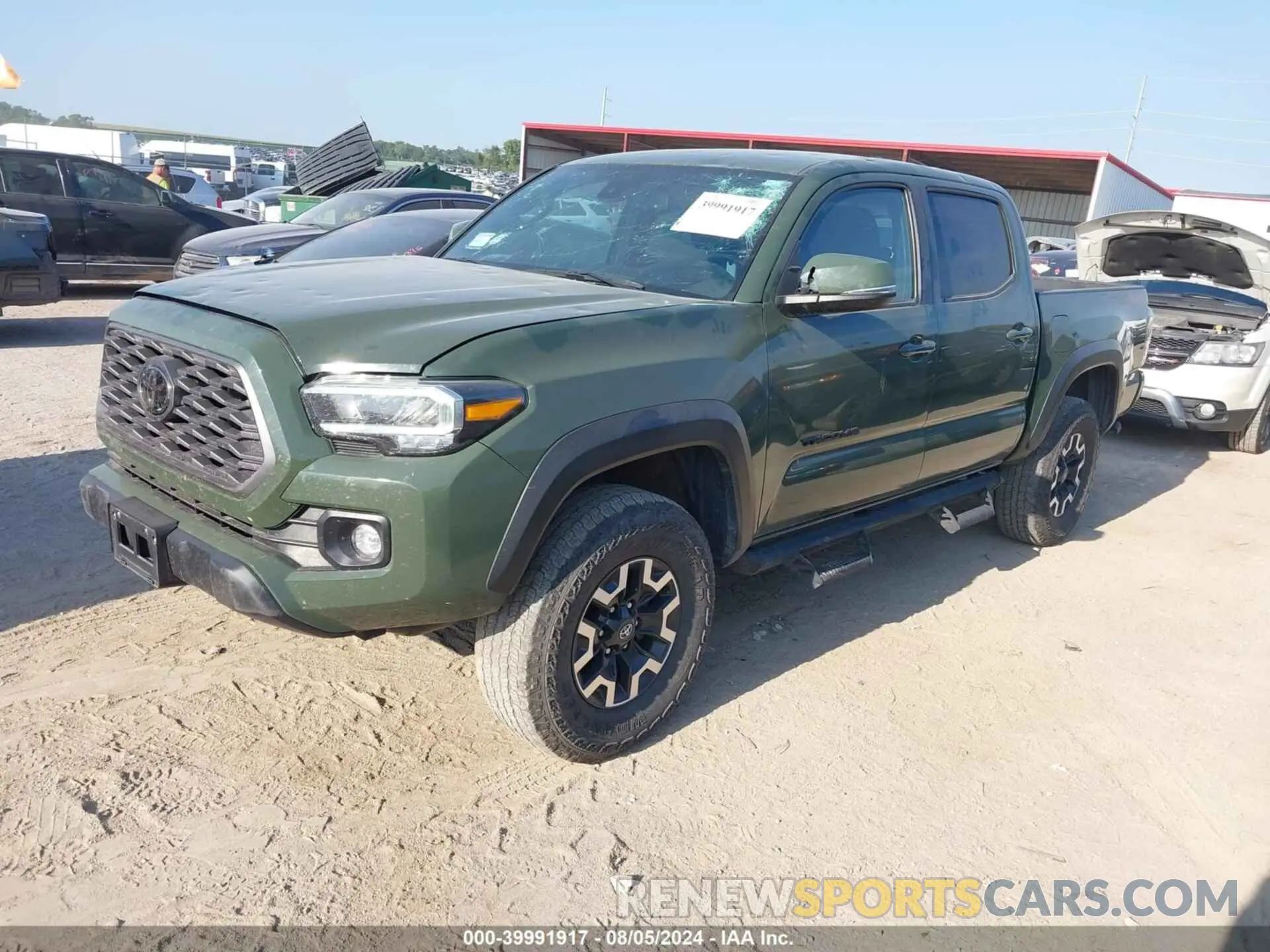 2 Фотография поврежденного автомобиля 3TMCZ5AN2NM461585 TOYOTA TACOMA 2022