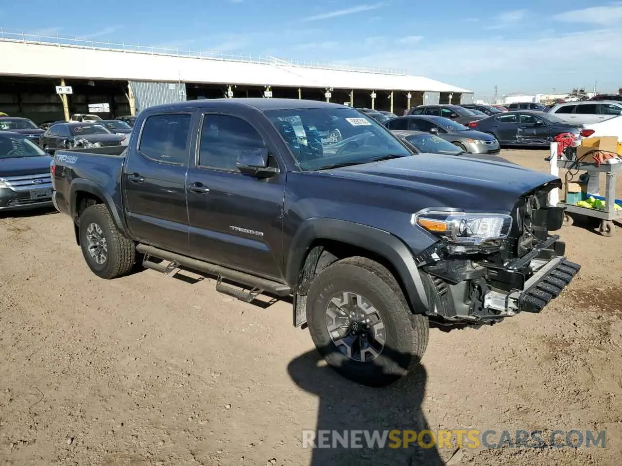 4 Фотография поврежденного автомобиля 3TMCZ5AN2NM523387 TOYOTA TACOMA 2022