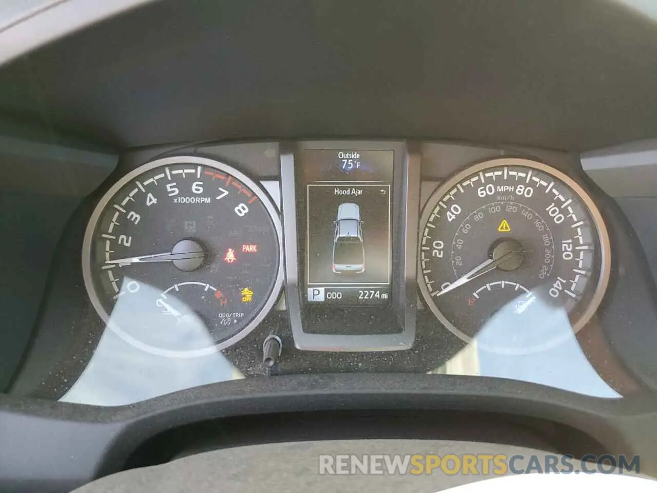 9 Фотография поврежденного автомобиля 3TMCZ5AN2NM523387 TOYOTA TACOMA 2022