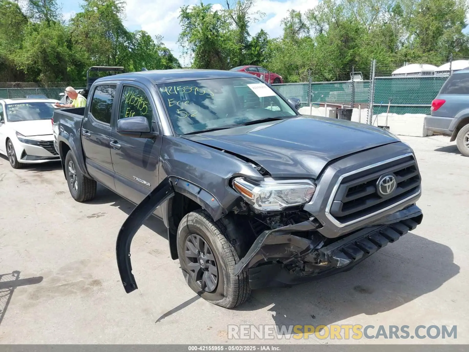 1 Фотография поврежденного автомобиля 3TMCZ5AN2NM525706 TOYOTA TACOMA 2022