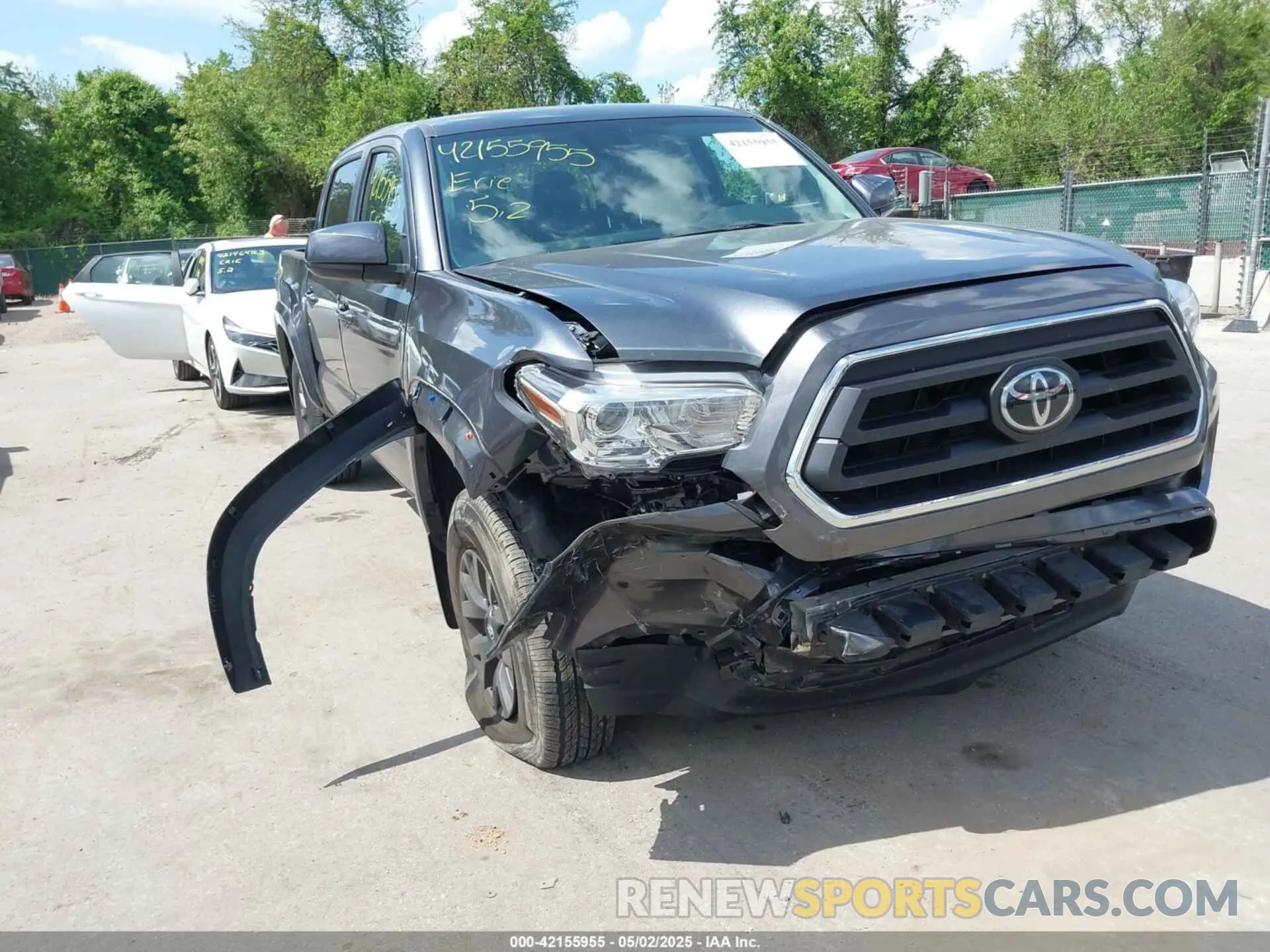 6 Фотография поврежденного автомобиля 3TMCZ5AN2NM525706 TOYOTA TACOMA 2022