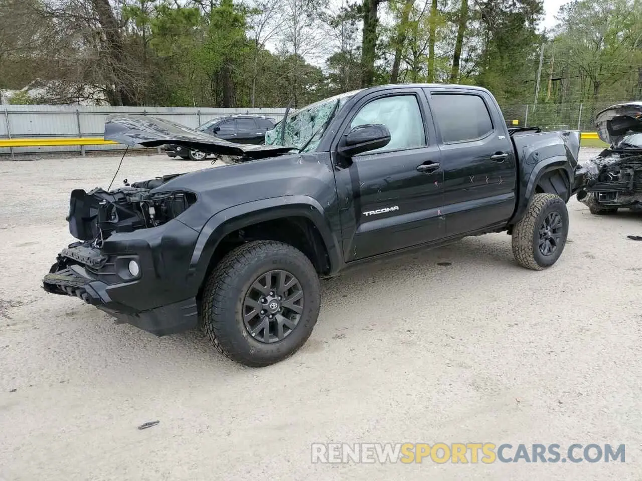 1 Photograph of a damaged car 3TMCZ5AN3NM475642 TOYOTA TACOMA 2022