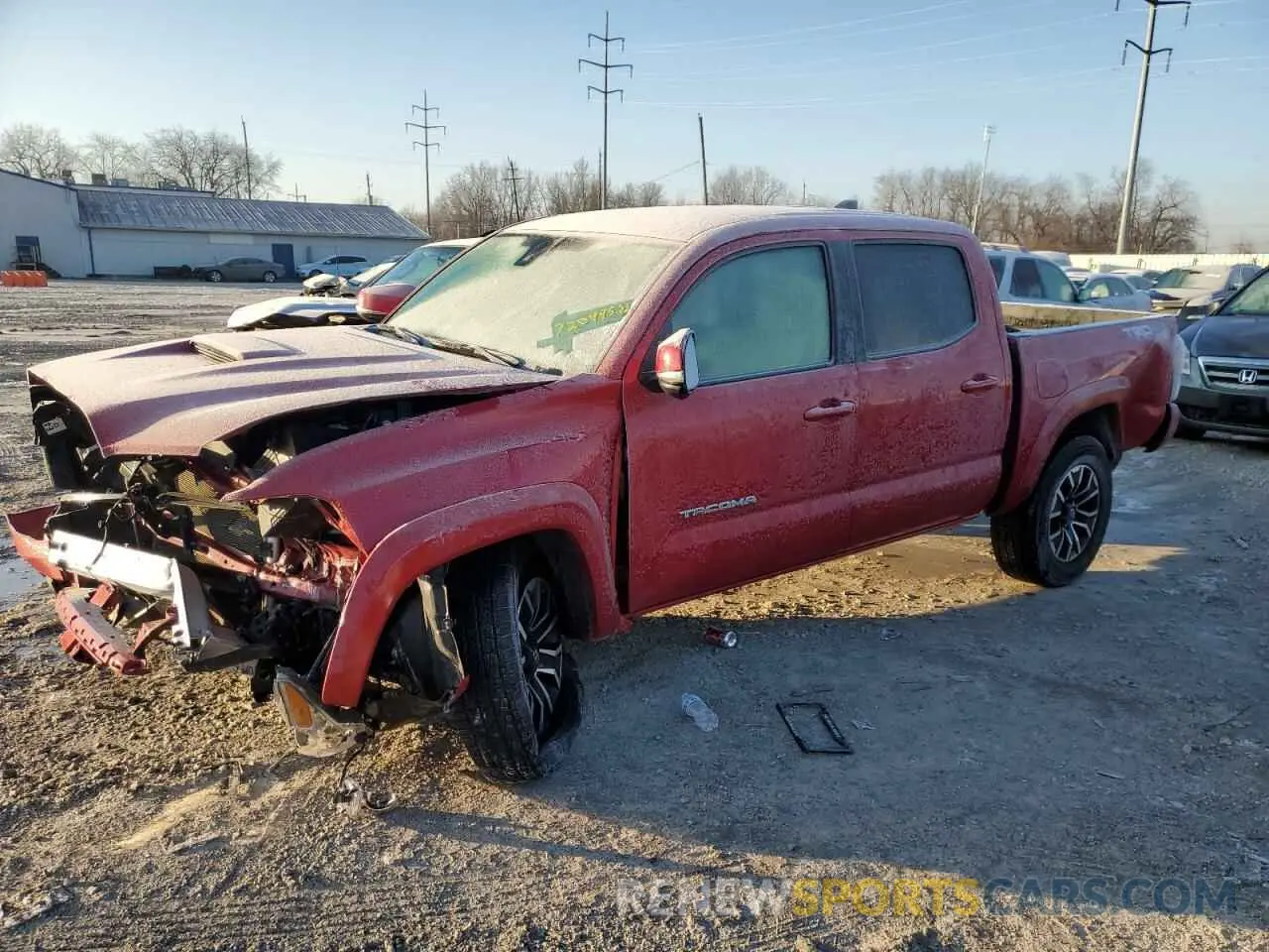 1 Photograph of a damaged car 3TMCZ5AN4NM462804 TOYOTA TACOMA 2022