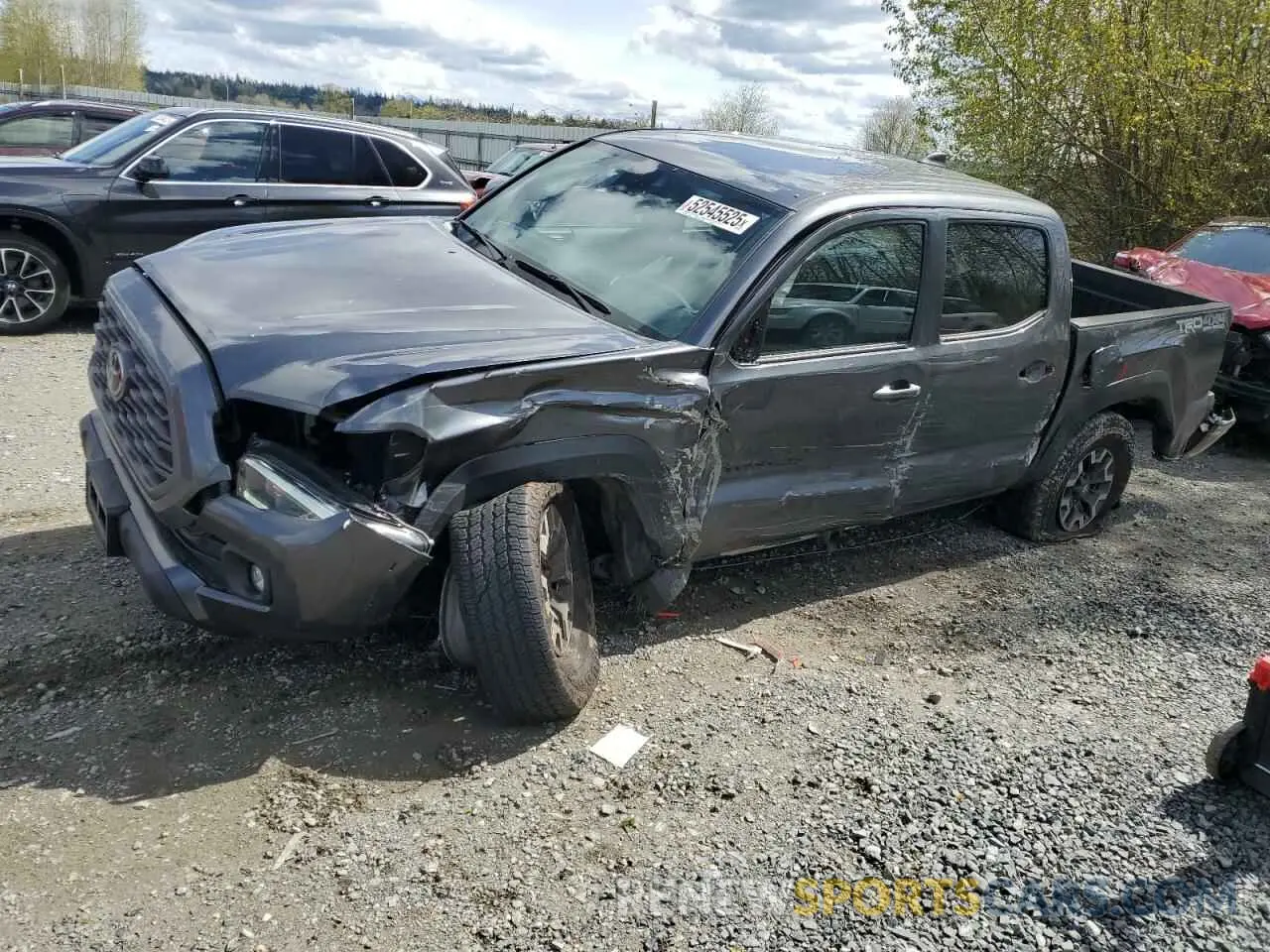 1 Фотография поврежденного автомобиля 3TMCZ5AN4NM503352 TOYOTA TACOMA 2022