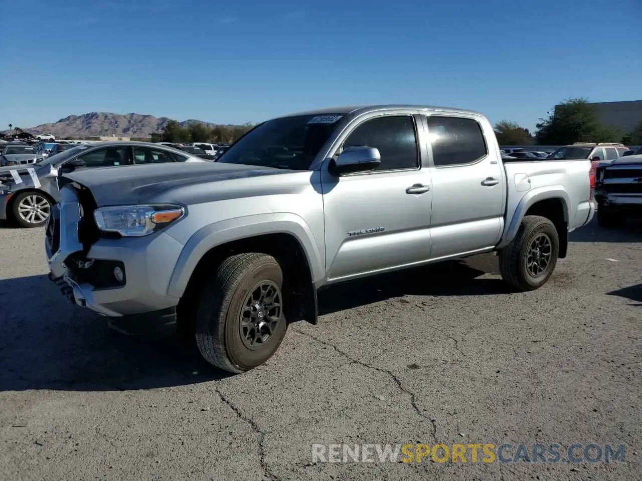 1 Photograph of a damaged car 3TMCZ5AN5NM487484 TOYOTA TACOMA 2022