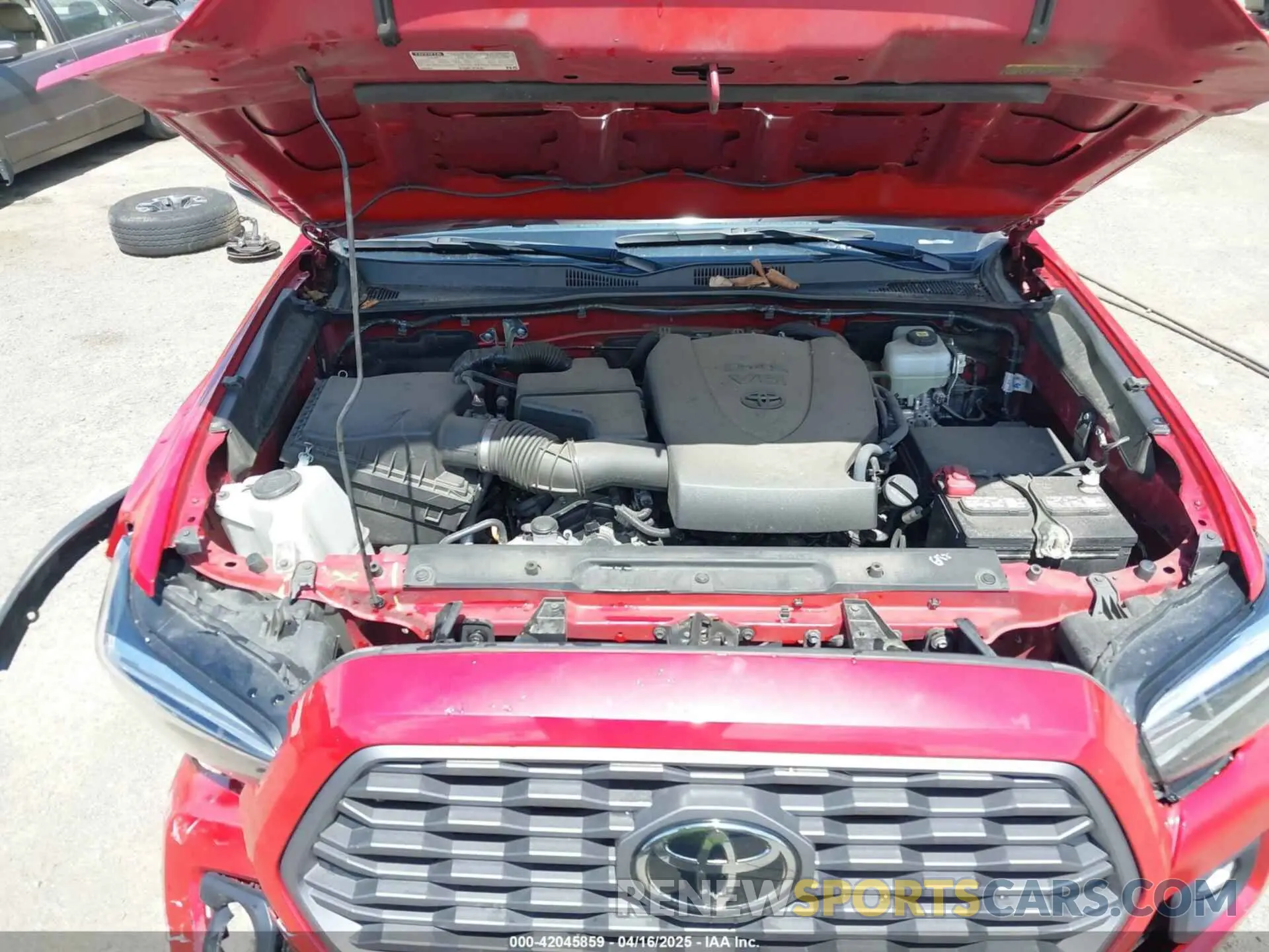 10 Photograph of a damaged car 3TMCZ5AN7NM496414 TOYOTA TACOMA 2022