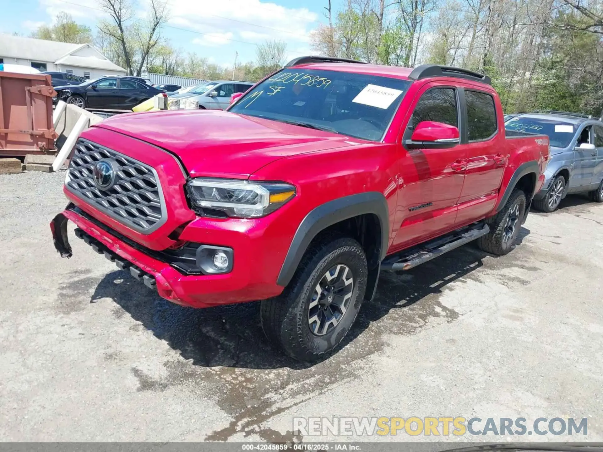 2 Photograph of a damaged car 3TMCZ5AN7NM496414 TOYOTA TACOMA 2022
