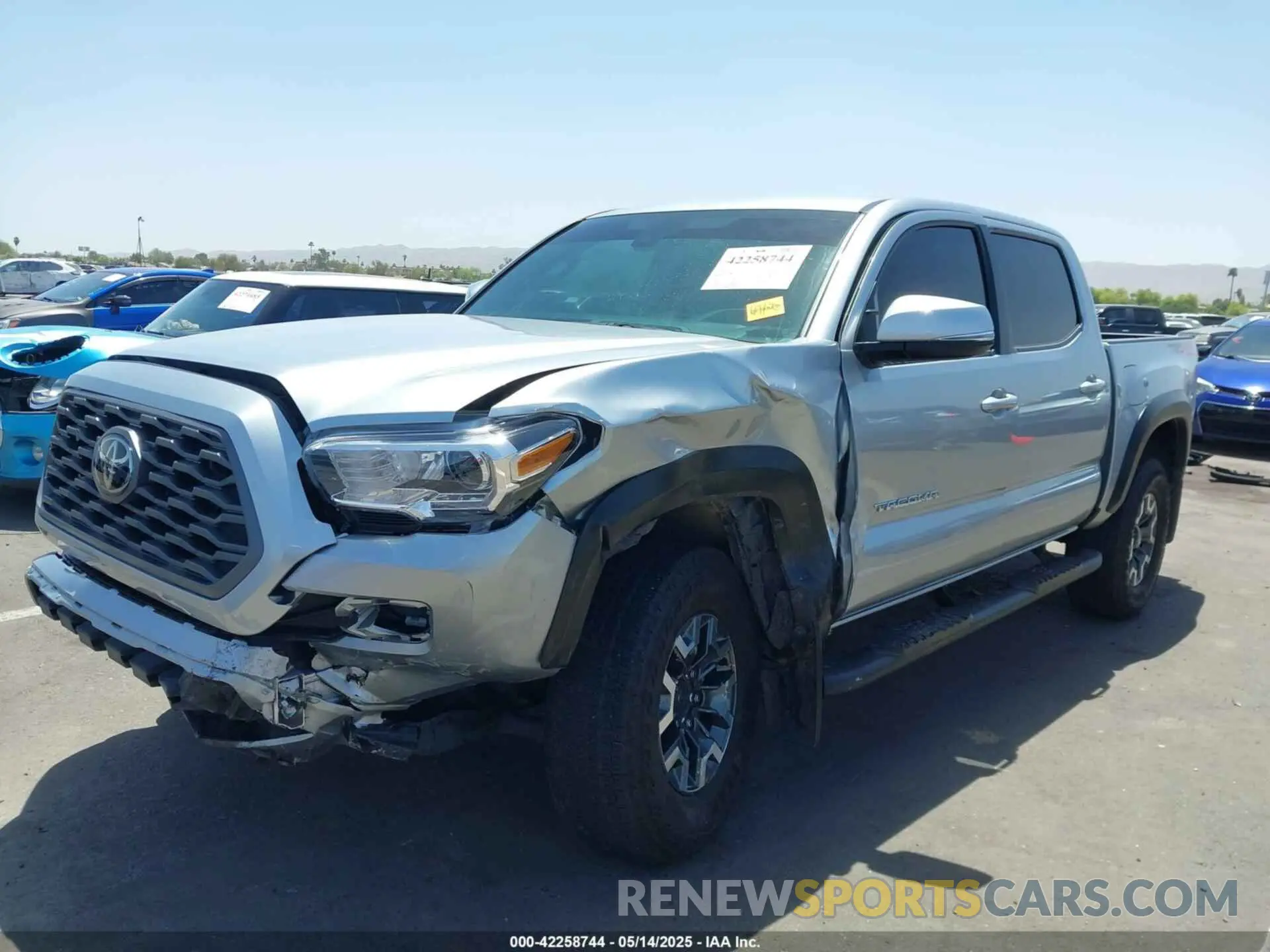 6 Фотография поврежденного автомобиля 3TMCZ5AN7NM515446 TOYOTA TACOMA 2022