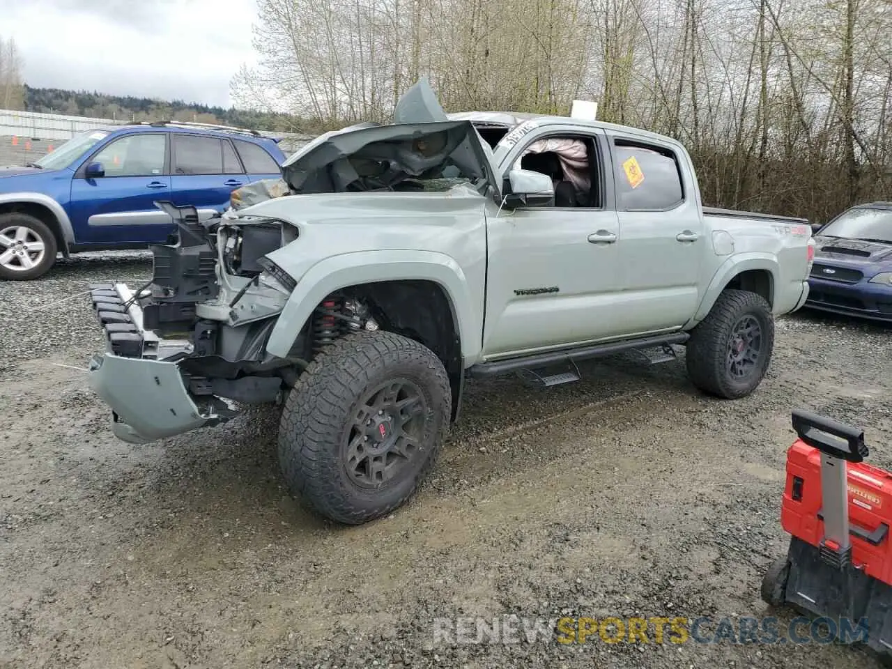 1 Photograph of a damaged car 3TMCZ5AN8NM488399 TOYOTA TACOMA 2022