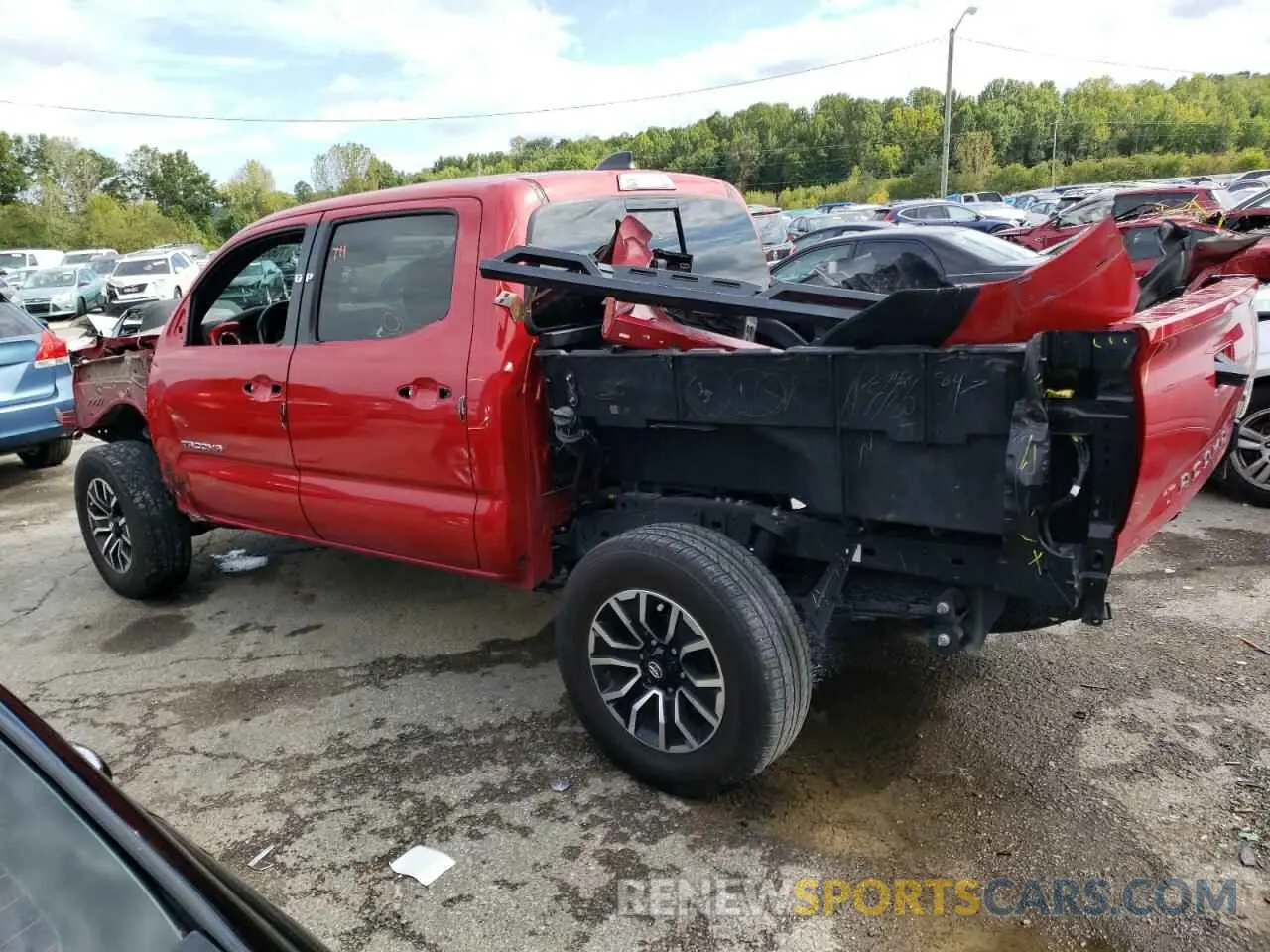 2 Фотография поврежденного автомобиля 3TMCZ5AN8NM507548 TOYOTA TACOMA 2022