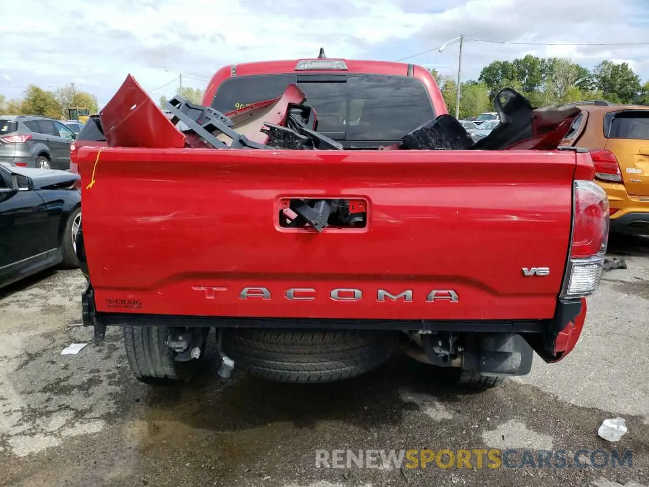 6 Фотография поврежденного автомобиля 3TMCZ5AN8NM507548 TOYOTA TACOMA 2022