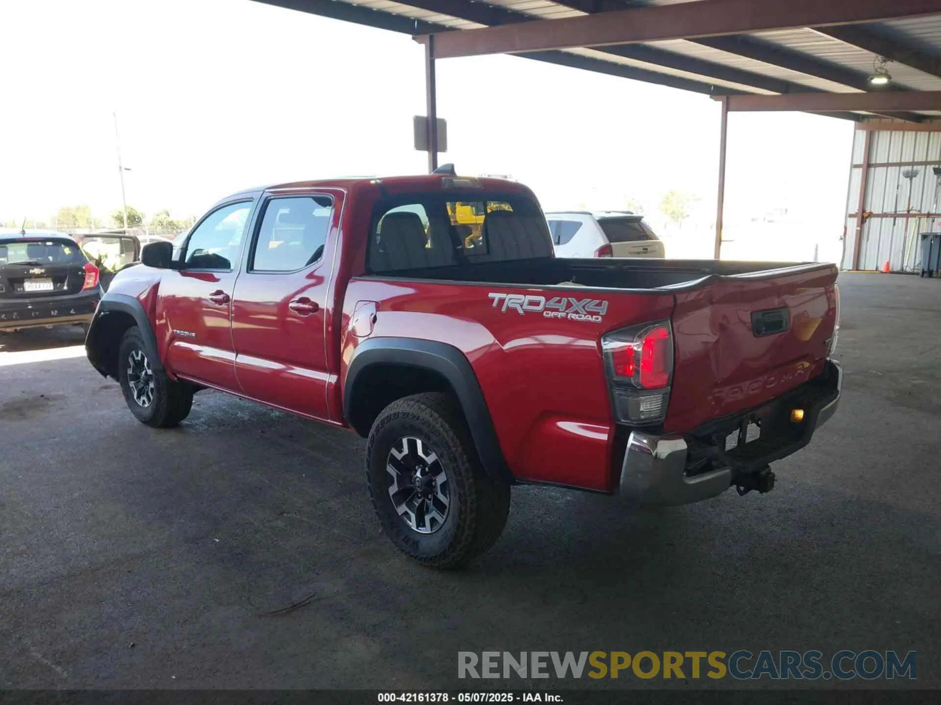 3 Photograph of a damaged car 3TMCZ5AN8NM524477 TOYOTA TACOMA 2022