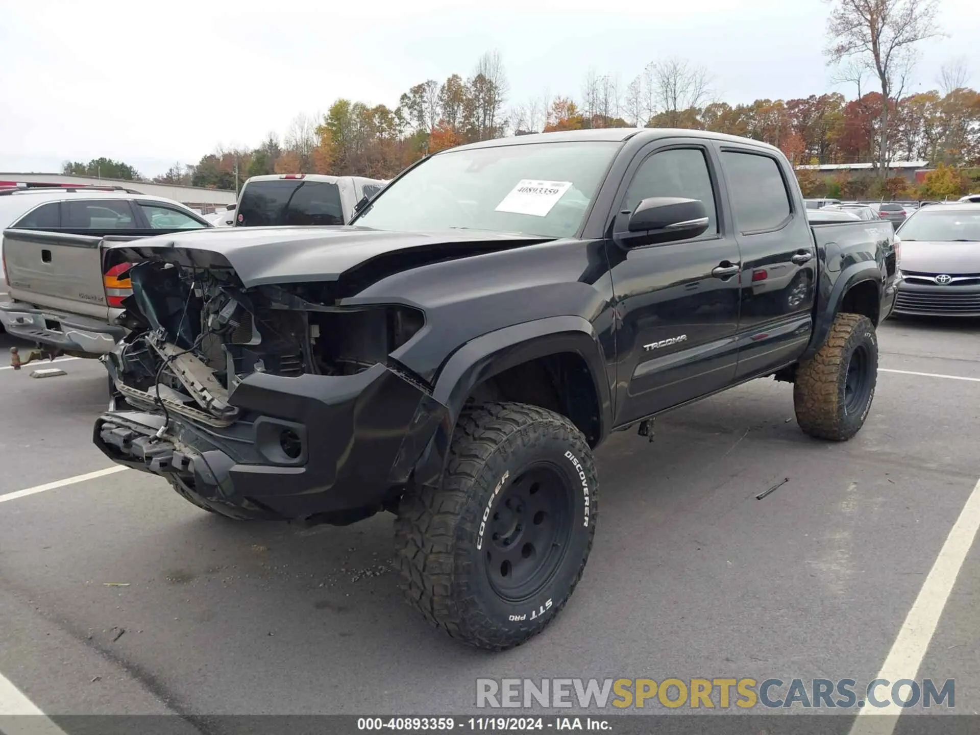 2 Фотография поврежденного автомобиля 3TMCZ5AN9NM455492 TOYOTA TACOMA 2022