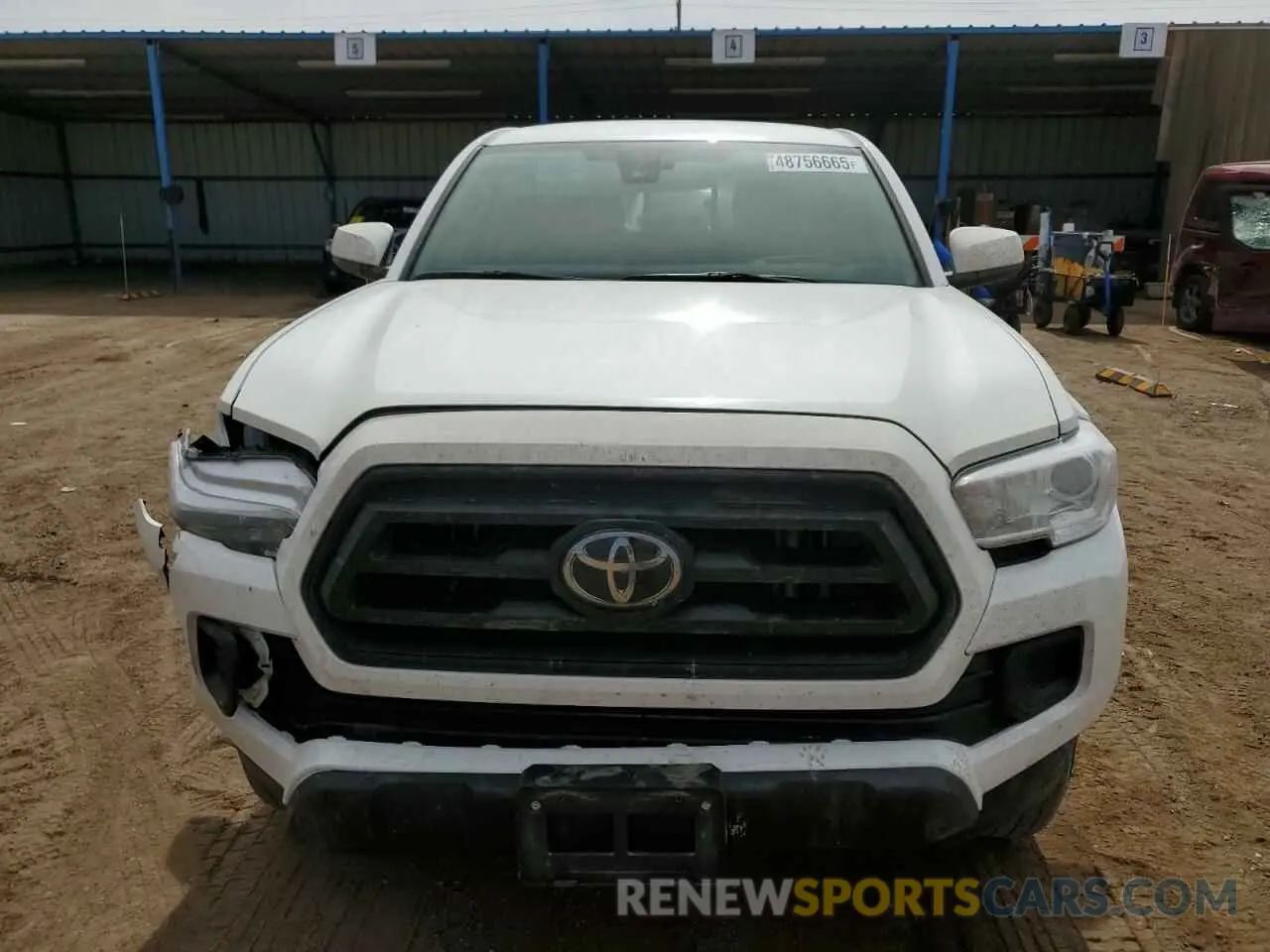 5 Photograph of a damaged car 3TMCZ5AN9NM511365 TOYOTA TACOMA 2022