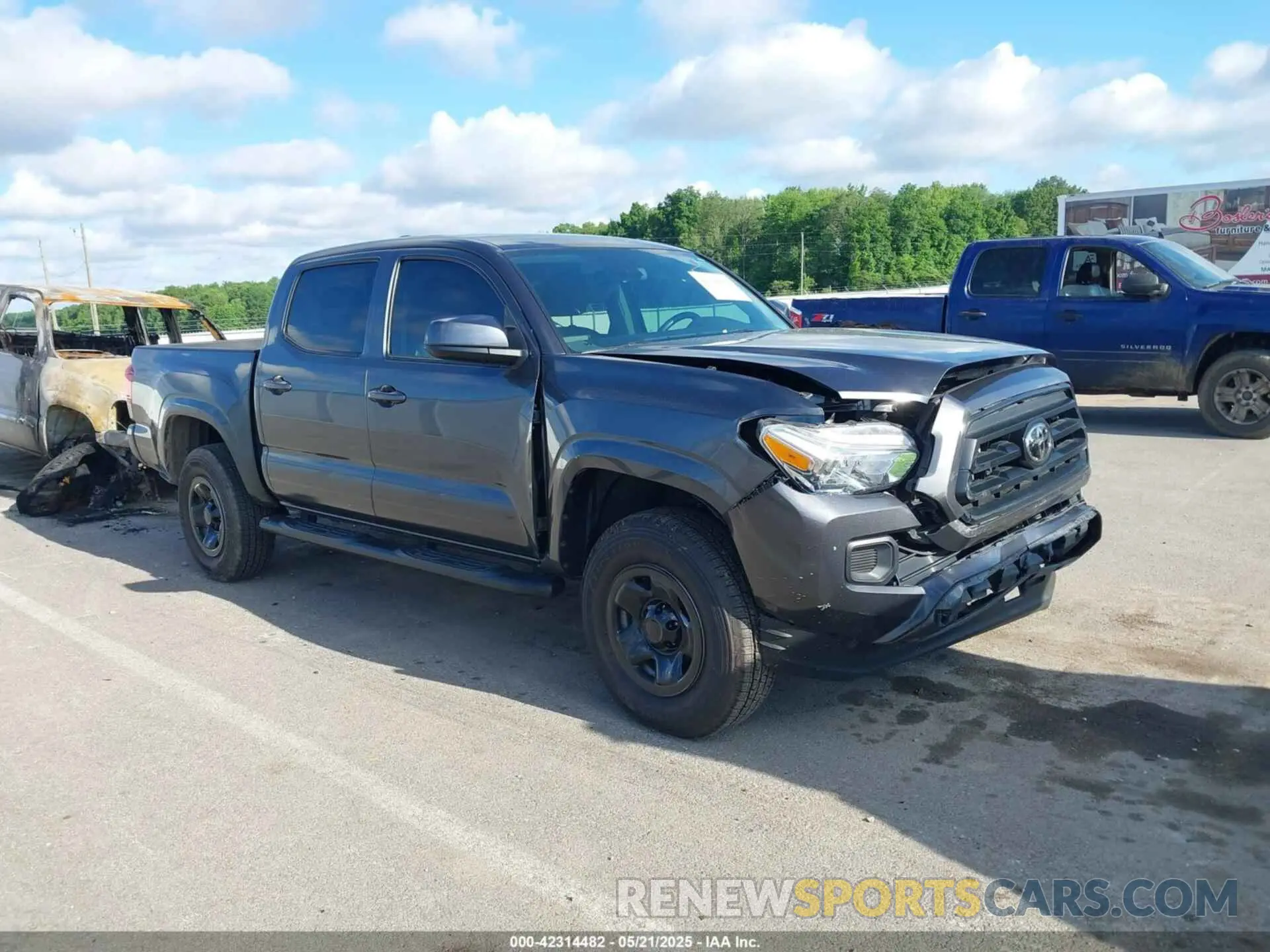 1 Photograph of a damaged car 3TMCZ5AN9NM522088 TOYOTA TACOMA 2022