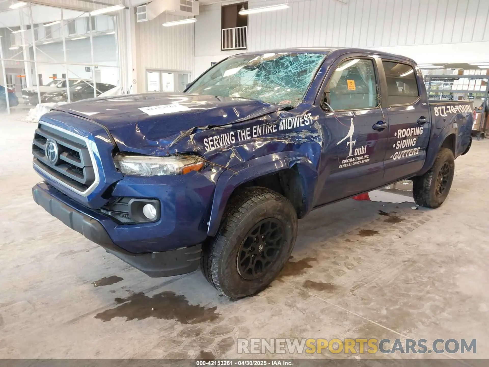 2 Photograph of a damaged car 3TMCZ5ANXNM459373 TOYOTA TACOMA 2022