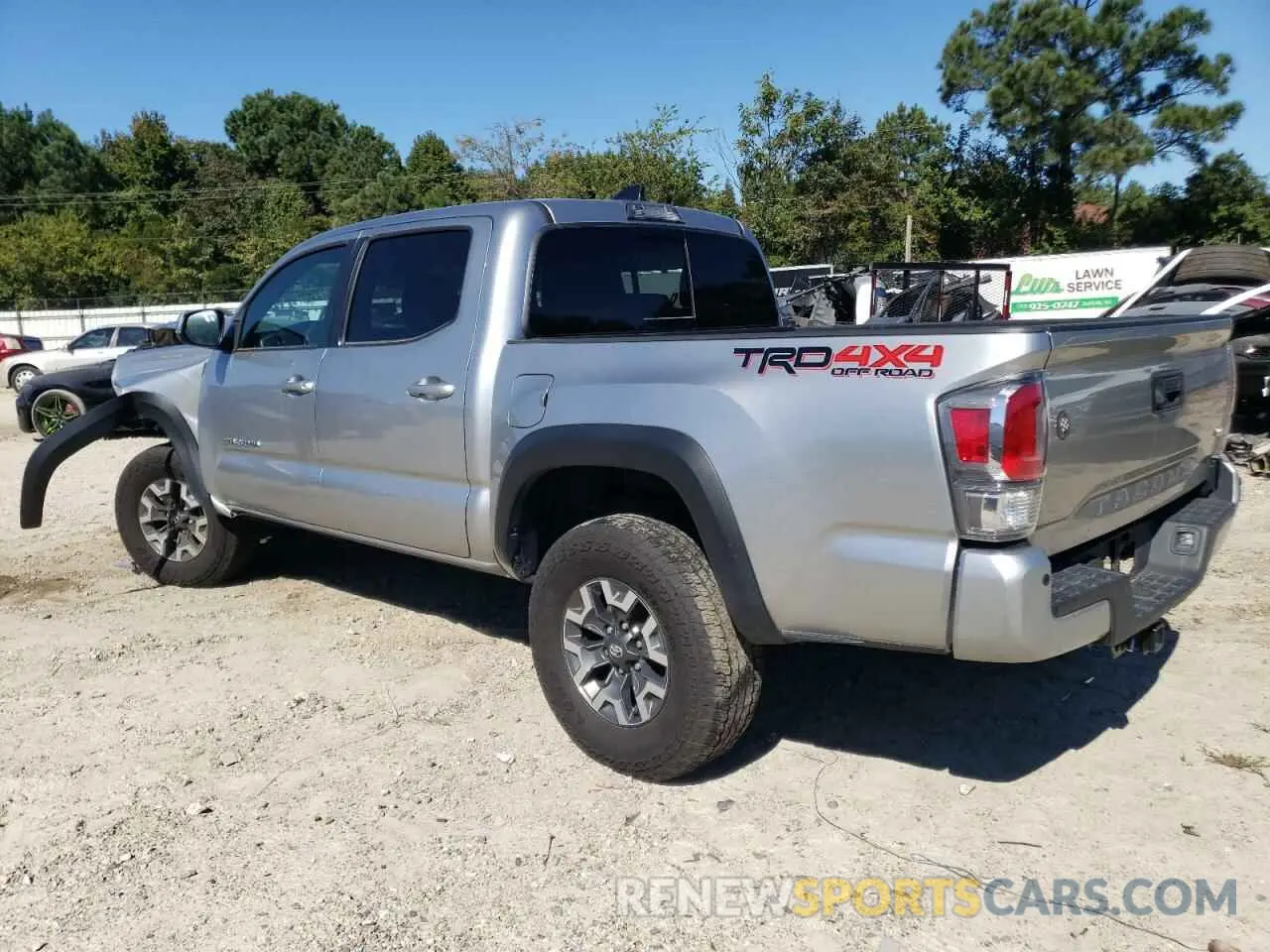 2 Photograph of a damaged car 3TMCZ5ANXNM493751 TOYOTA TACOMA 2022