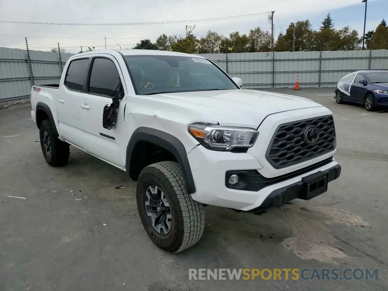 1 Photograph of a damaged car 3TMCZ5ANXNM501606 TOYOTA TACOMA 2022