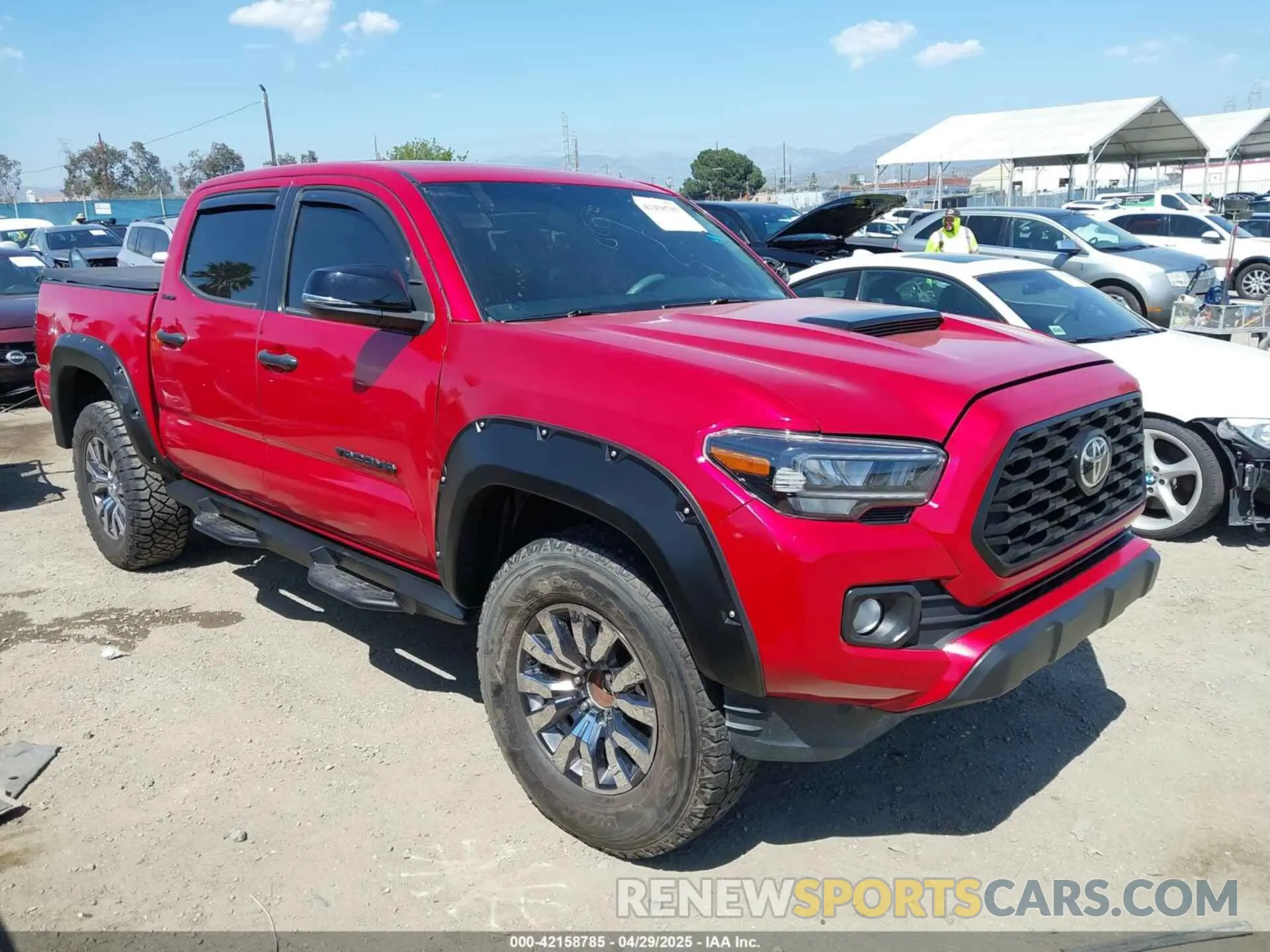 1 Photograph of a damaged car 3TMEZ5CNXNM173075 TOYOTA TACOMA 2022